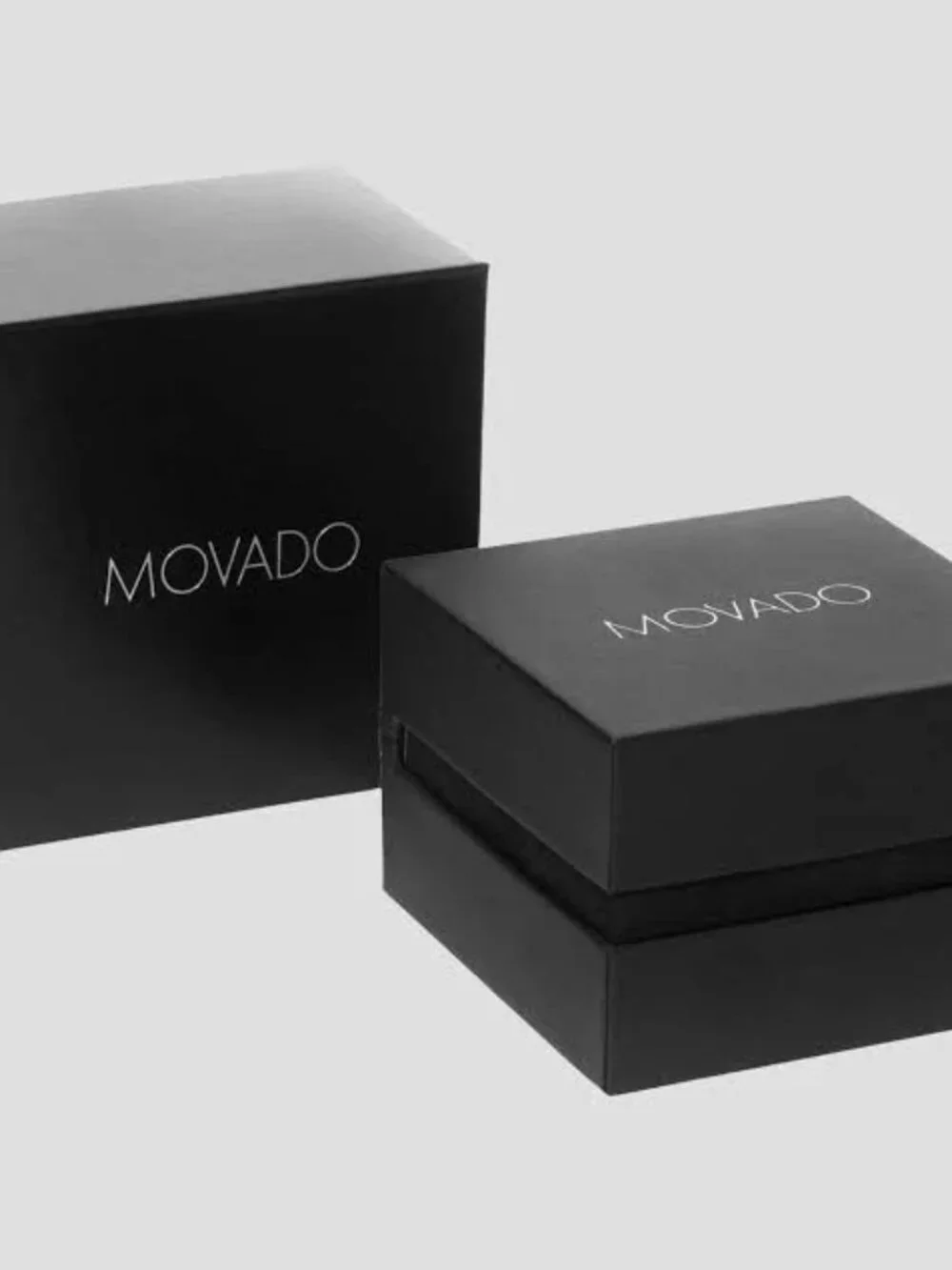 BRAND NEW Movado Amorosa Diamond Silver Tone Black Dial Watch w/Box (SRP $995)